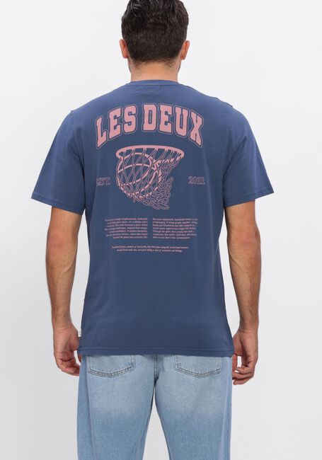 Blaue LES DEUX T-shirt BRADY HOOP T-SHIRT - large