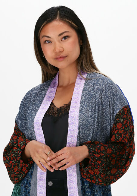 Mehrfarbige/Bunte SISSEL EDELBO Kimono POCKET LONG MIX KIMONO - large
