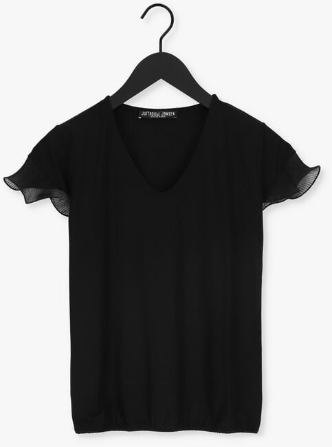 Schwarze JANSEN AMSTERDAM T-shirt MONICA - large