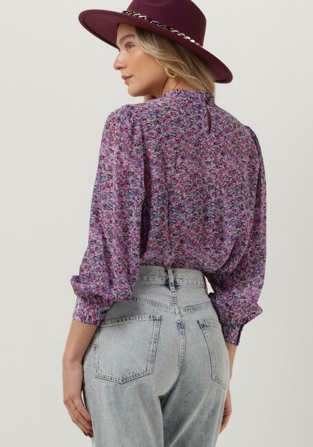 Lilane SCOTCH & SODA Bluse PINTUCK BLOUSE WITH RUFFLE COLLAR - large