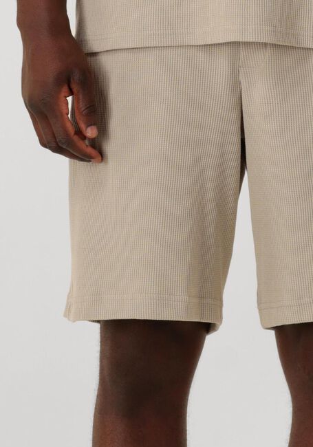 Beige WOODBIRD Kurze Hose WBBEN WAFFEL SHORTS - large
