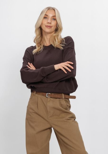 Braune WITHBLACK Sweatshirt WBLMARGOT LS PULLOVER - large