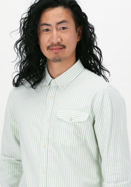Grüne SCOTCH & SODA Casual-Oberhemd YARN-DYED STRIPED OXFORD SLIM - large