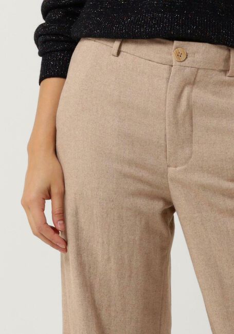 Beige SCOTCH & SODA Hose EDIE - HIGH RISE WIDE-LEG TROUSERS IN STRUCTURED QUALITY - large