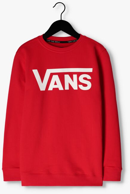 Rote VANS Pullover BY VANS CLASSIC CREW BOYS TRUE RED-WHITE - large