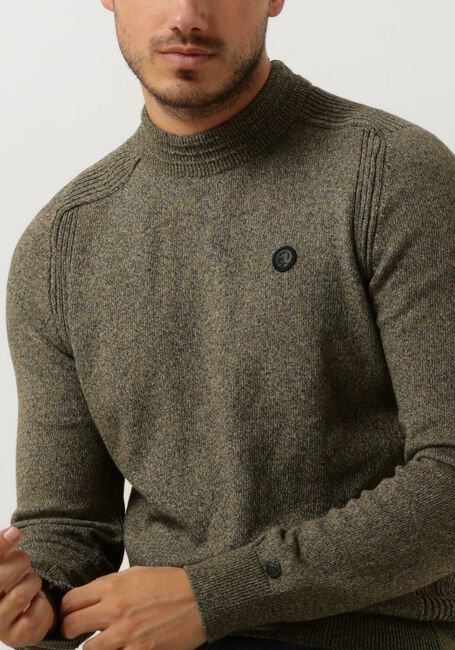 Grüne CAST IRON Pullover R-NECK COTTON MIX MOCKNECK - large