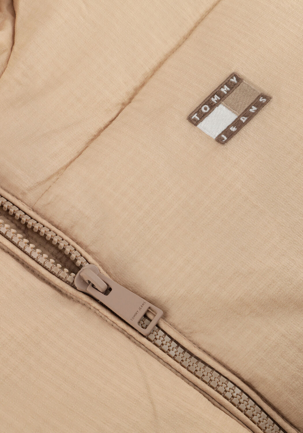 Sand TOMMY JEANS Wattierte Jack TJW HOODED PUFFER JACKET - large