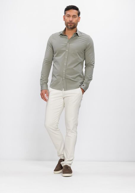 Olive CAST IRON Casual-Oberhemd CF TECH TWILL JERSEY - large