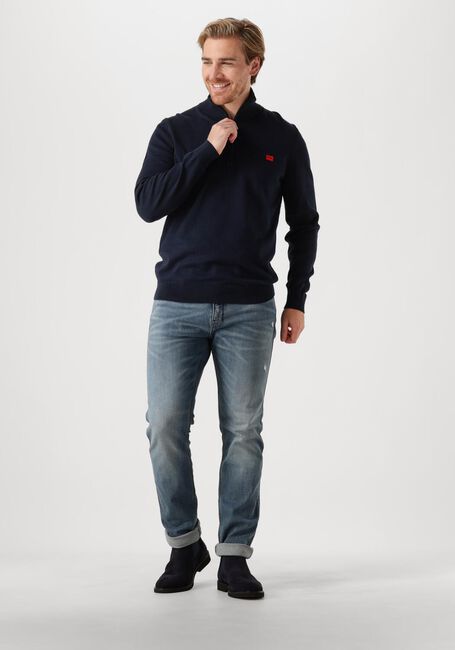 Dunkelblau HUGO Rollkragenpullover SAN QUINTUS-C - large