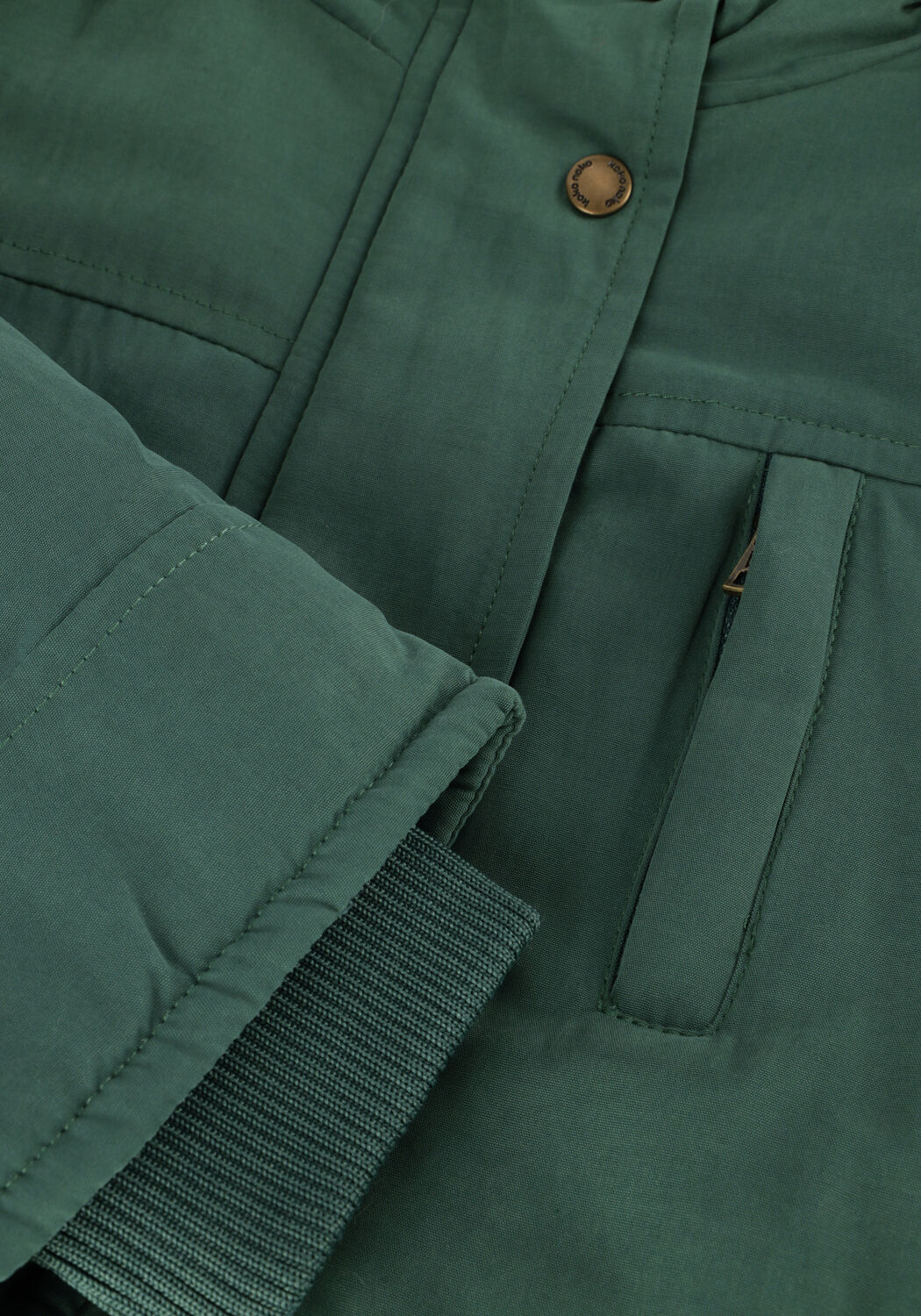 Dunkelgr&uuml;n KOKO NOKO Parkas Q52968 - large