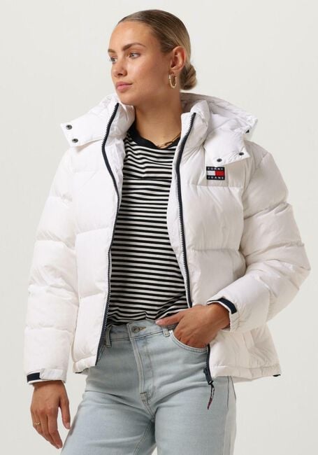 Weiße TOMMY JEANS Wattierte Jack TJW ALASKA PUFFER - large