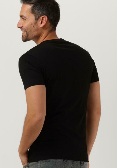Schwarze CALVIN KLEIN T-shirt MICRO MONOLGO TEE - large