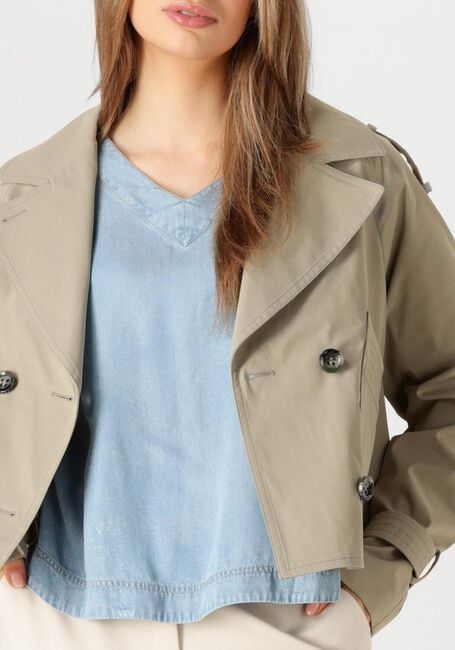 Grüne BEAUMONT Trenchcoats GRACY SHORT TRENCH - large