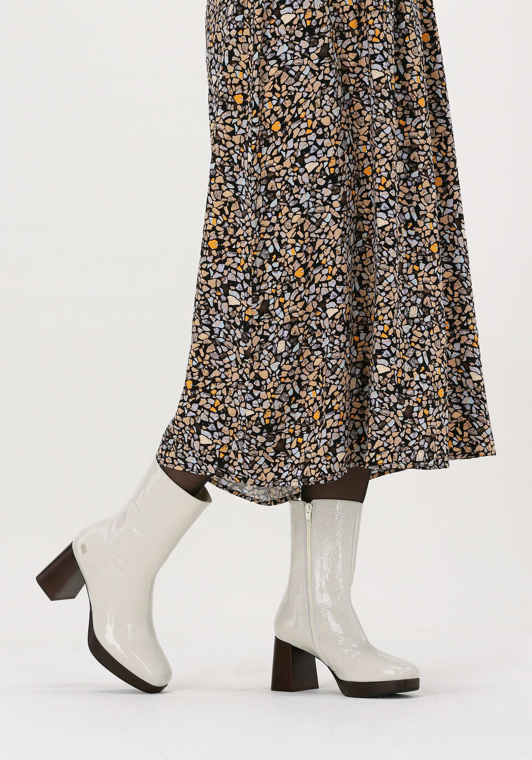 Wei&szlig;e DEABUSED Stiefeletten 7721 - large