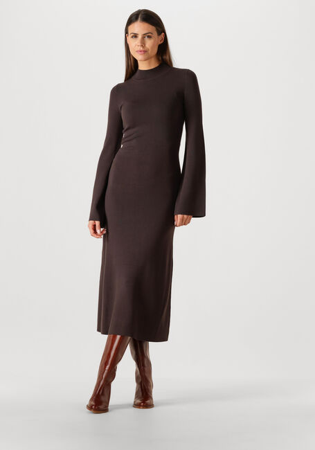 Braune VANESSA BRUNO Midikleid FABIANAR DRESS - large