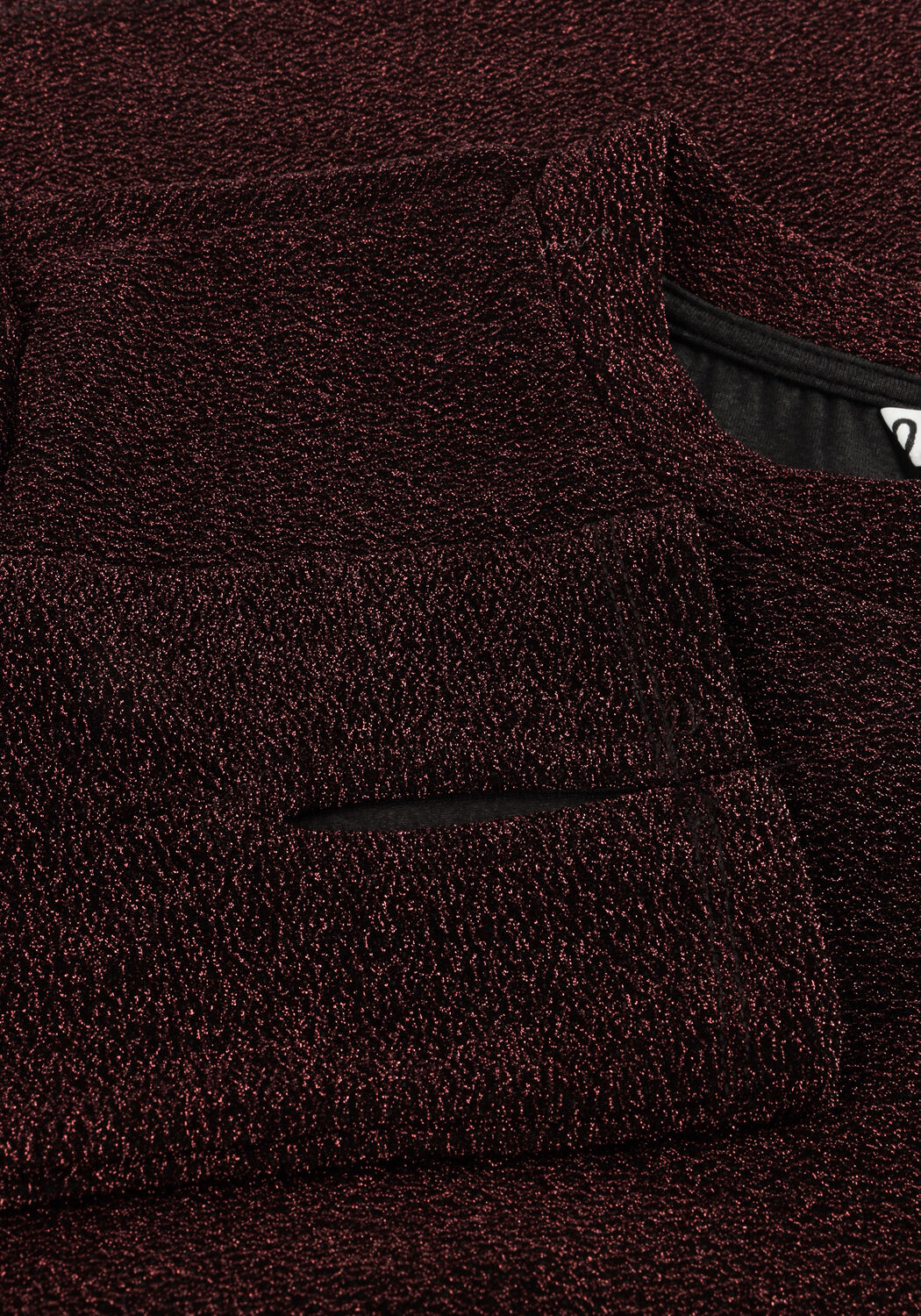 Bordeaux OBJECT Top OBJFILIPA L/S LO TOP 141 DIV - large