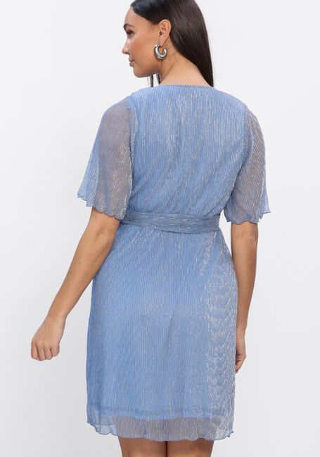 Hellblau FREEBIRD Minikleid F-JER-PLISSE-LUREX-26-1 - large