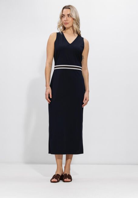 Dunkelblau STUDIO ANNELOES Maxikleid Tirza tape dress - large