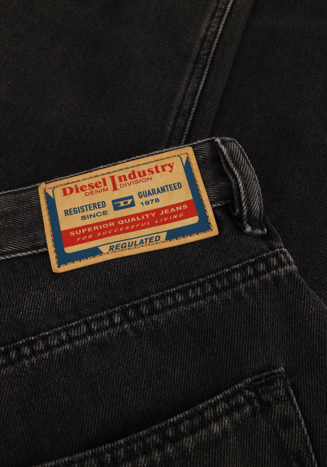 Schwarze DIESEL Wide jeans 1996 D-SIRE - large