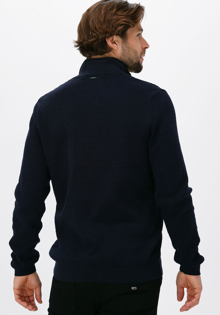 Dunkelblau VANGUARD Pullover HALF ZIP COLLAR COTTON STRUCTU - large