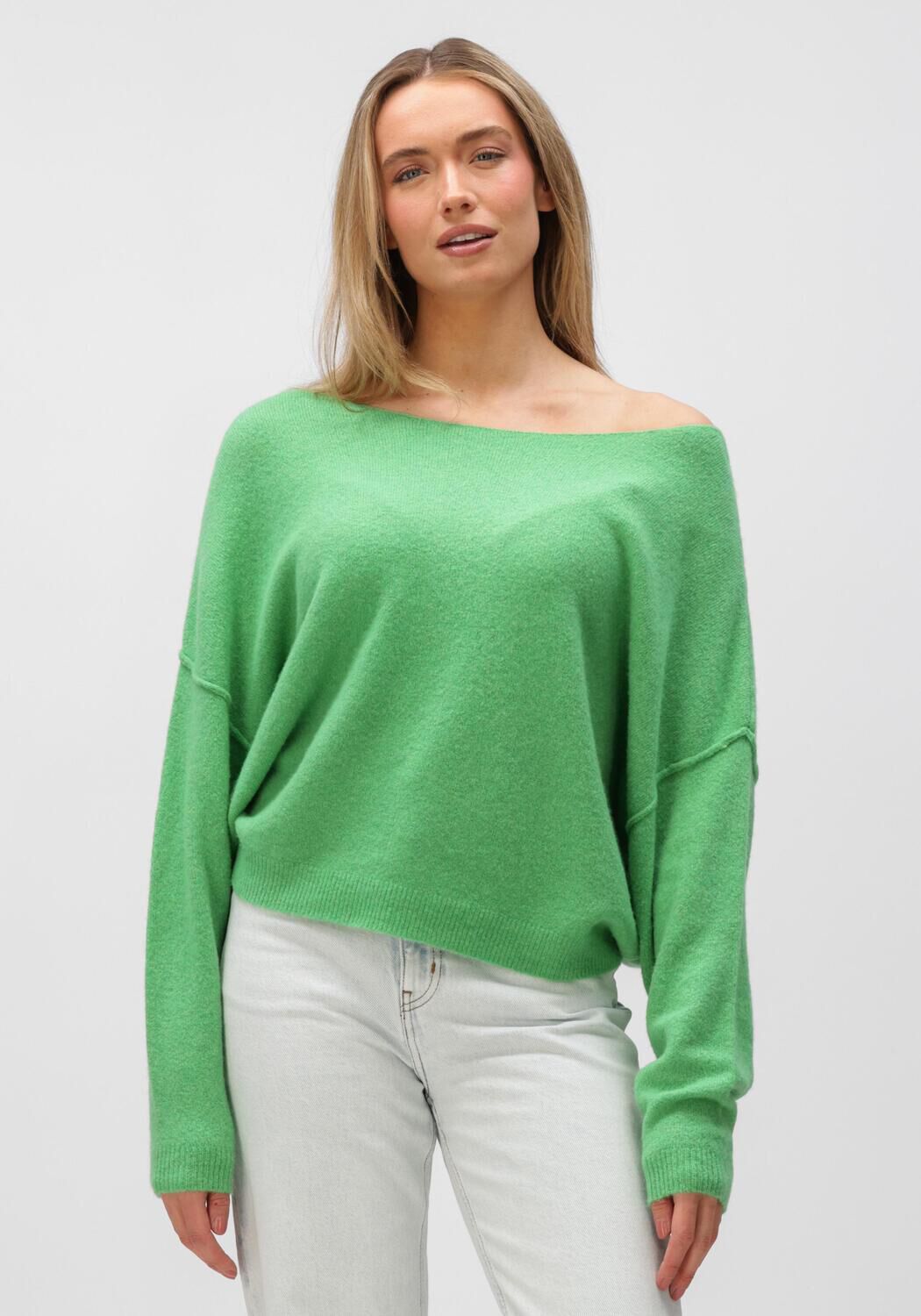 Gr&uuml;ne AMERICAN VINTAGE Strickjacke DAMSVILLE - large