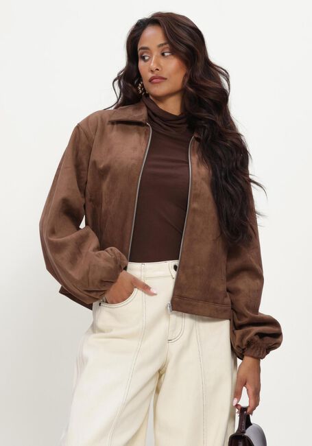 Braune OBJECT Jack OBJDENNA L/S SHORT JACKET NOOS - large