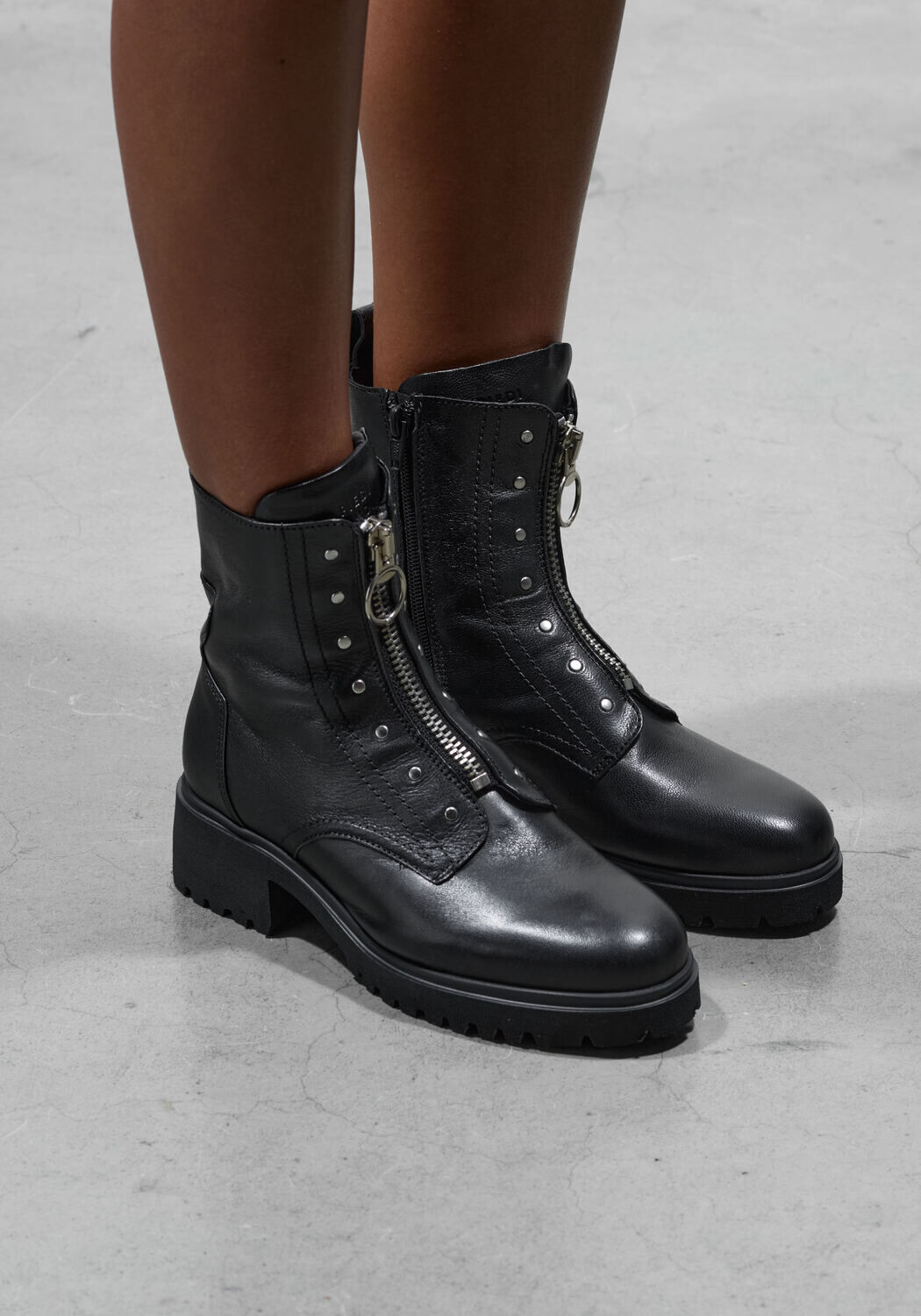 Schwarze PIEDI NUDI Ankle Boots SEGNA 05.01 - medium