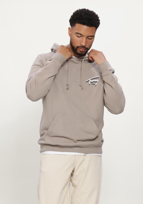 Sand TOMMY JEANS Sweatshirt TJM REG NYC SIGNATURE HOODIE EXT - large