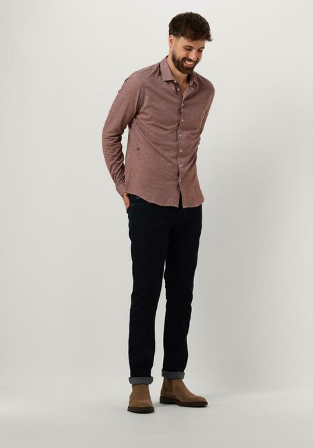 Bordeaux CAST IRON Casual-Oberhemd LONG SLEEVE SHIRT CF JERSEY PIQUE TEC - large