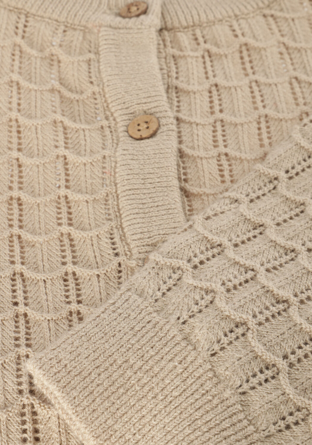 Wei&szlig;e LIL' ATELIER Strickjacke NMFDIJA LS LOOSE KNIT - large