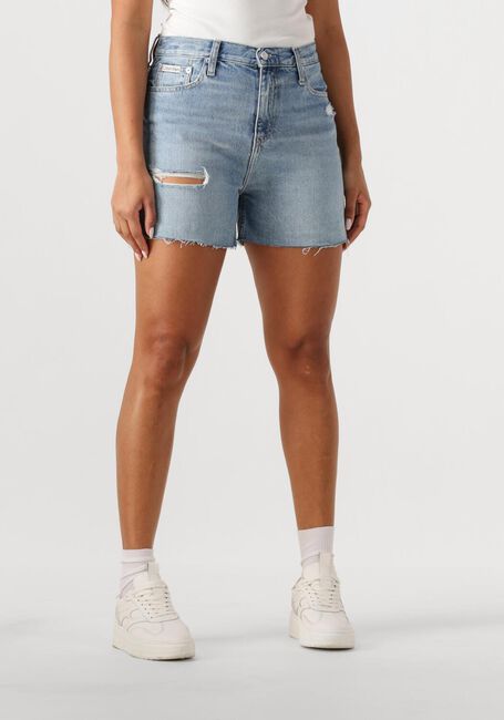 Blaue CALVIN KLEIN Kurze Hosen MOM SHORT - large