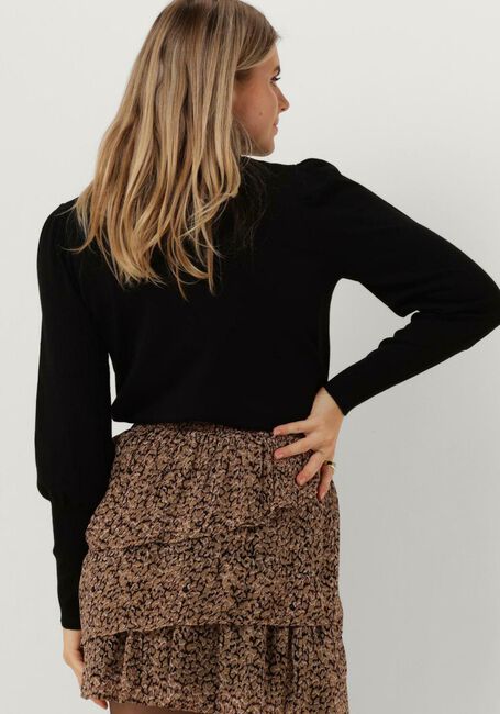 Schwarze NOTRE-V Rollkragenpullover BASIC KNIT BLOUSE - large