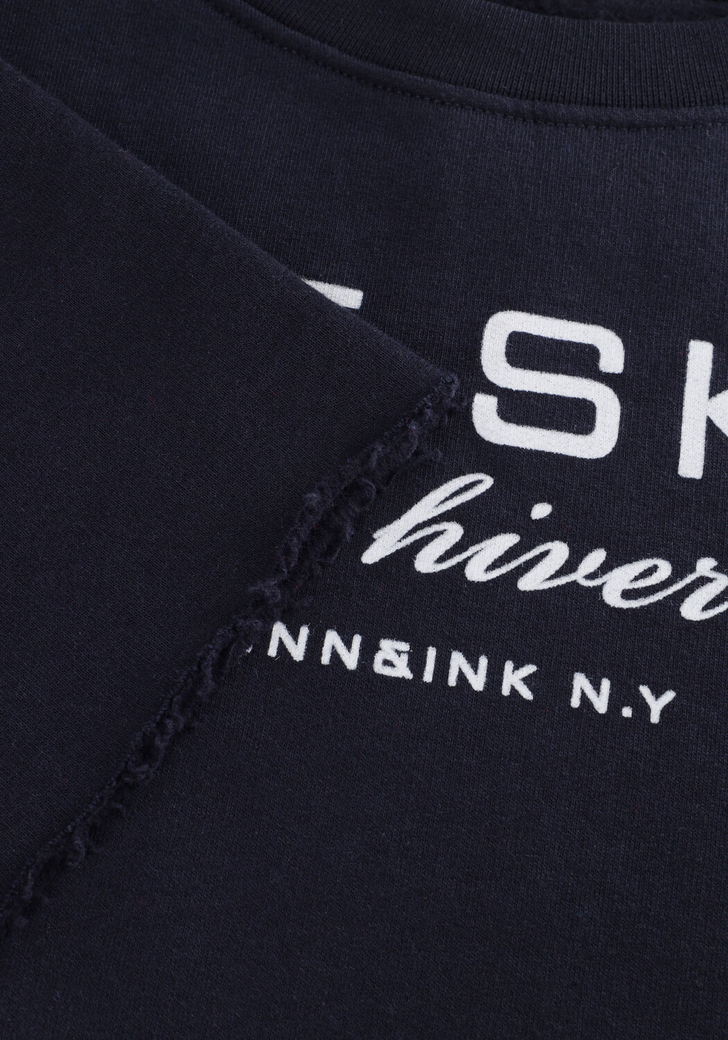 Blaue PENN & INK T-shirt SWEATER W25F1702 - large