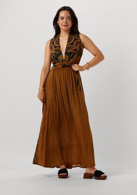 Braune MES DEMOISELLES Maxikleid MUSE - large