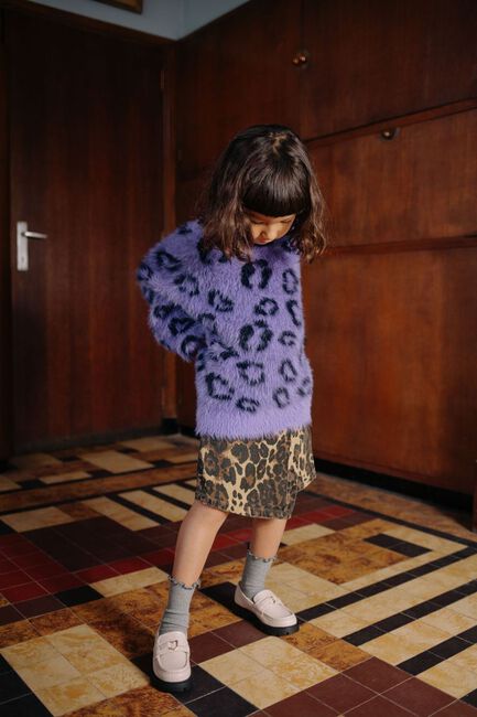 Mehrfarbige/Bunte CALL ME FRANKIE Minirock LEOPARD SKIRT - large