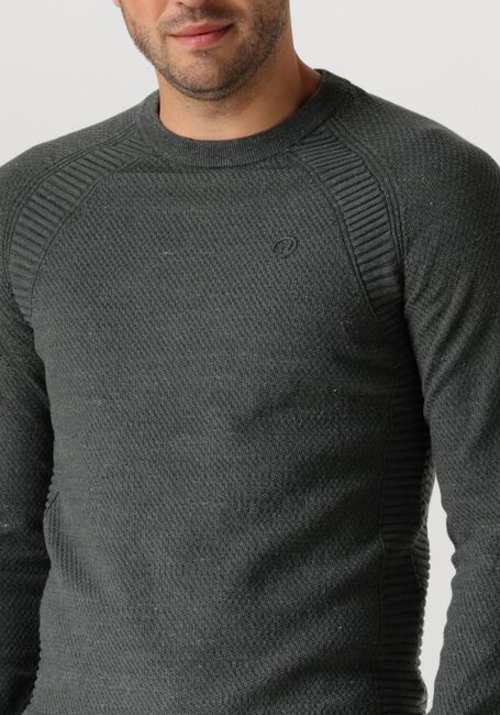 Grüne CAST IRON Pullover CREWNECK COTTON HEATHER PLATED BLEND - large