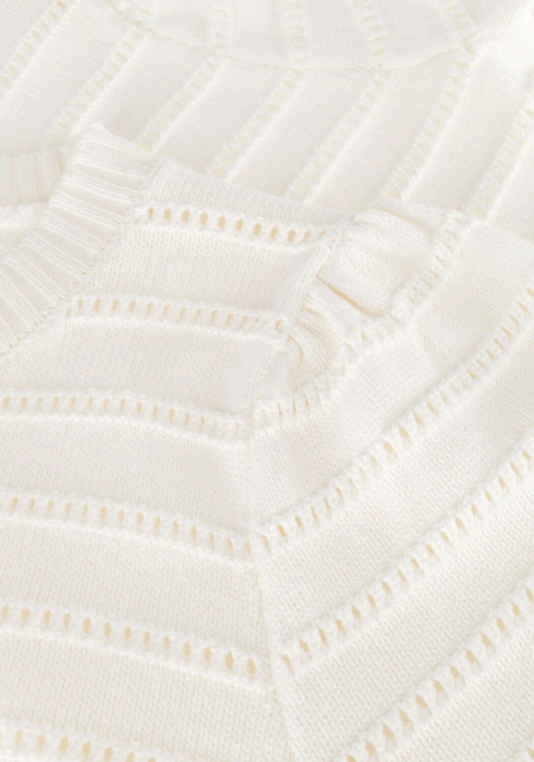 Nicht-gerade weiss NEO NOIR Top SIDRA STITCH SOLID KNIT BLOUSE - large