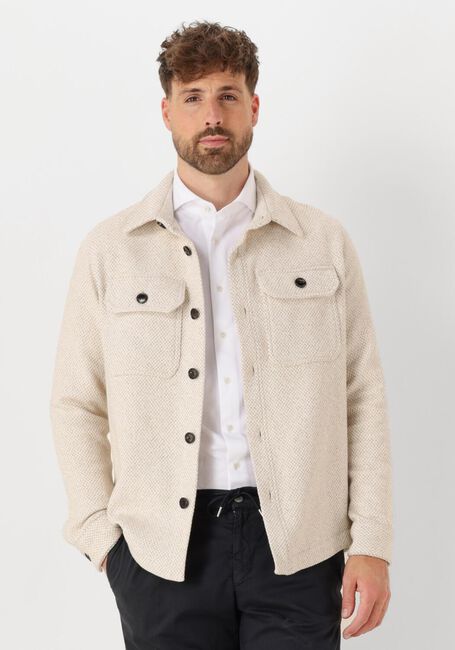 Beige PROFUOMO Overshirt OVERSHIRT TEXTURE - large