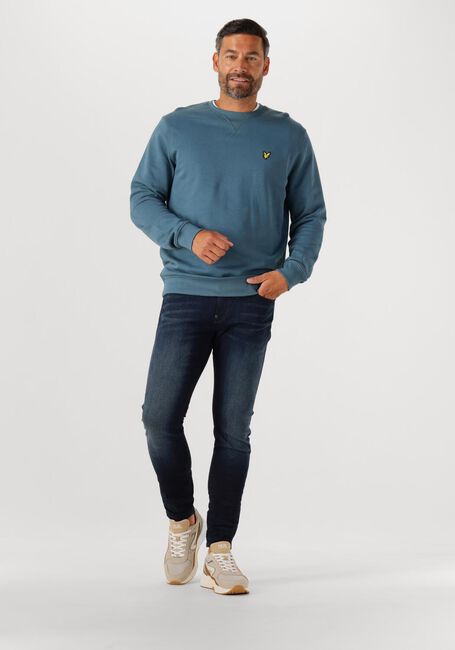 Blaue LYLE & SCOTT Pullover CREW NECK SWEATSHIRT - large
