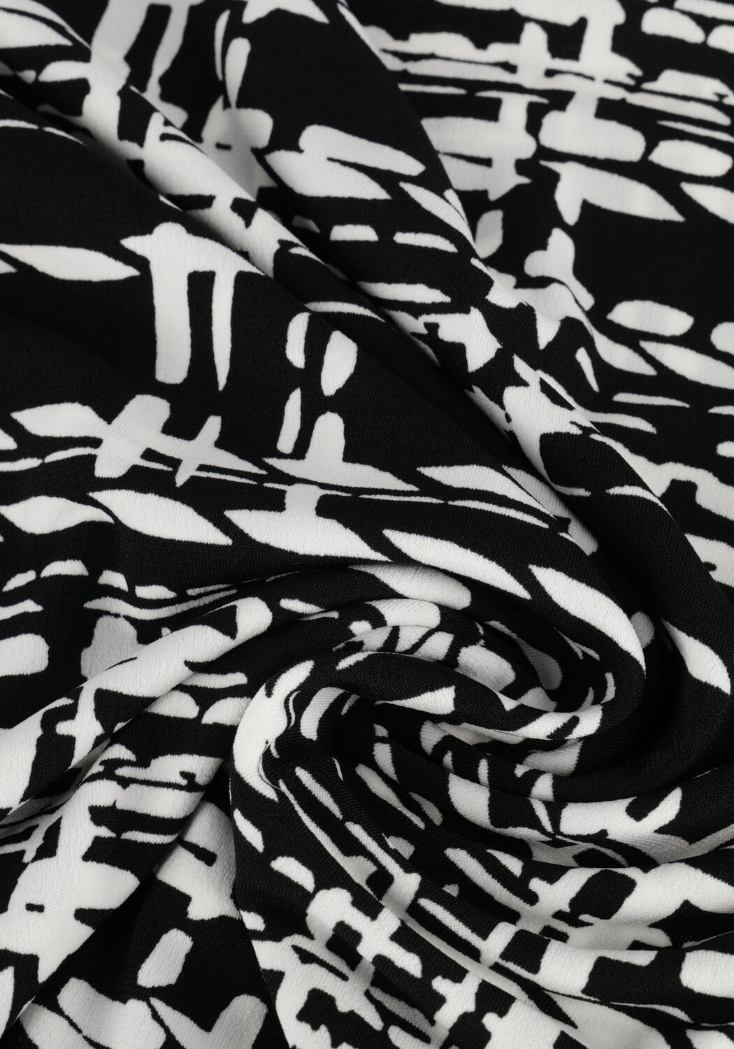 Schwarze VANILIA Top DUO CHECK POLO - large