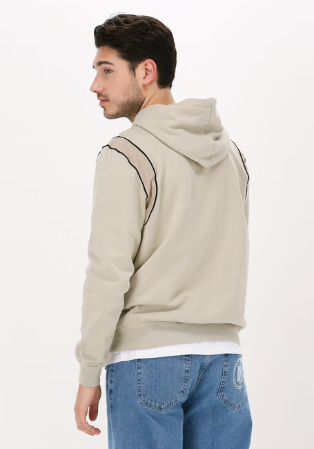 Sand BLS HAFNIA Sweatshirt OG OUTLINE LOGO HOODIE - large