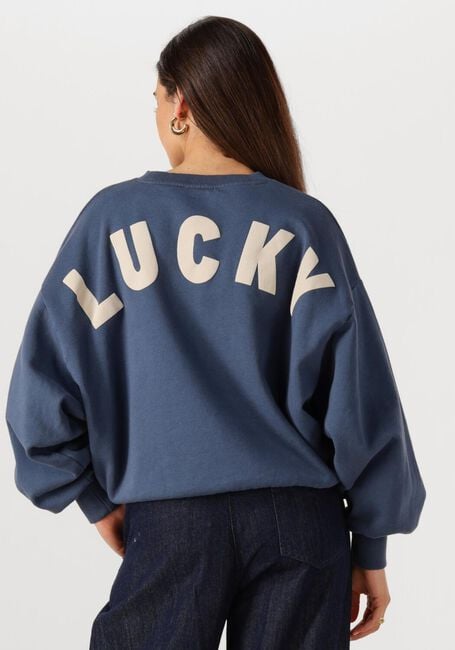 Dunkelblau BY-BAR Pullover BIBI LUCKY CURVE SWEATER - large