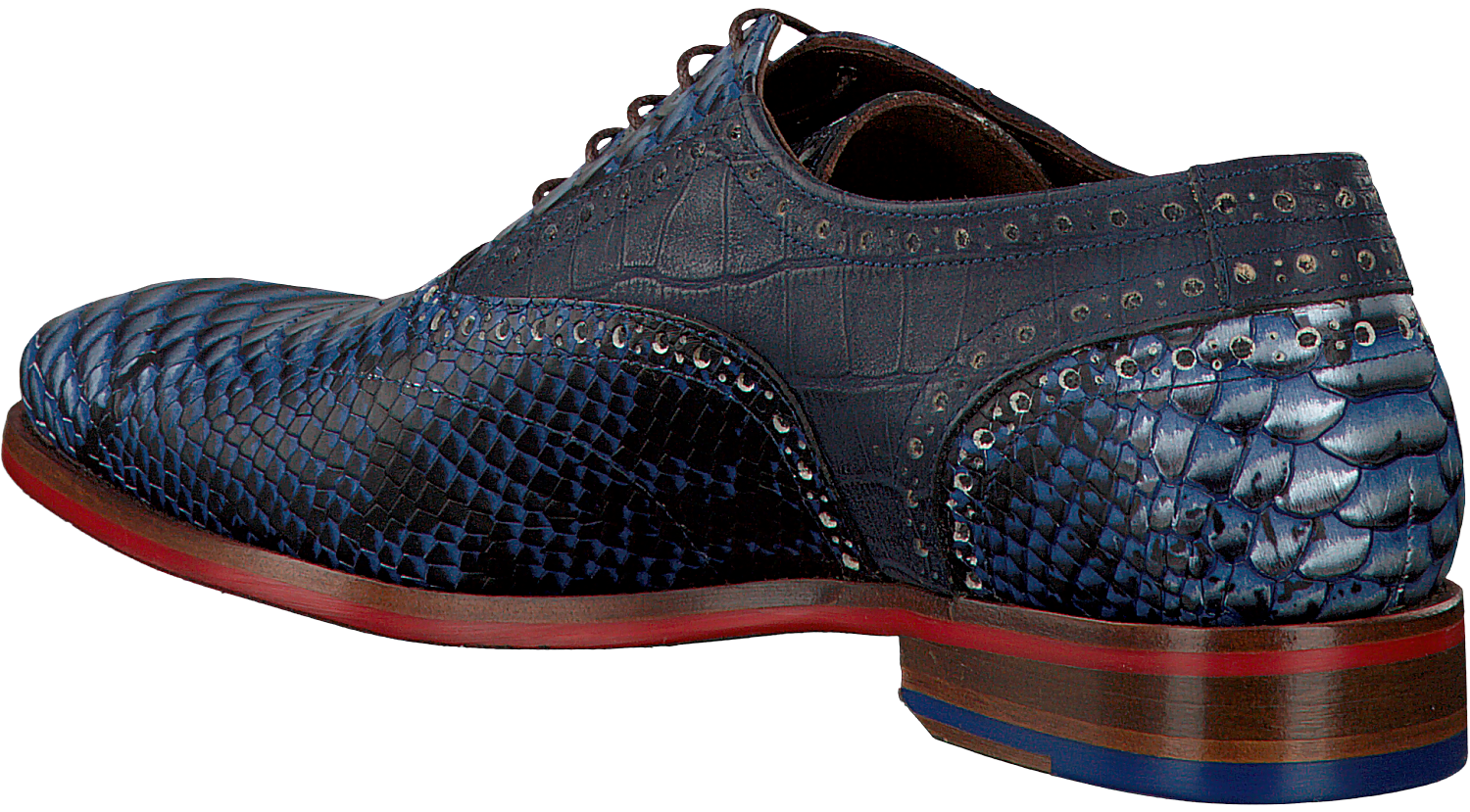 Blaue FLORIS VAN BOMMEL Business Schuhe 19104 | Omoda