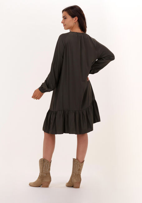 Graue SCOTCH & SODA Minikleid EASY FIT LONG SLEEVE DRESS WITH SMOCK DETAILS - large