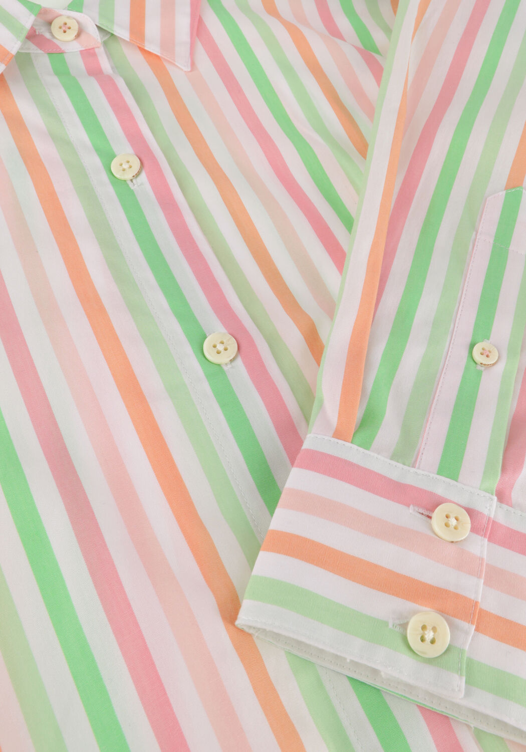 Mehrfarbige/Bunte SCOTCH & SODA Blusen MULTI STRIPED BOXY FIT SHIRT - large