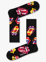 Schwarze HAPPY SOCKS Socken ROLLING STONES - medium