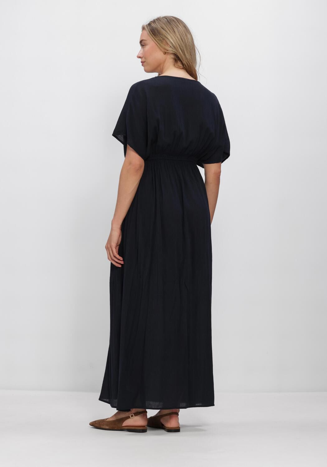 Dunkelblau BY-BAR Maxikleid LONG DRESS - large