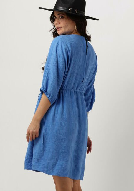 Blaue MSCH COPENHAGEN Minikleid MSCHAMALIA 3/4 DRESS - large