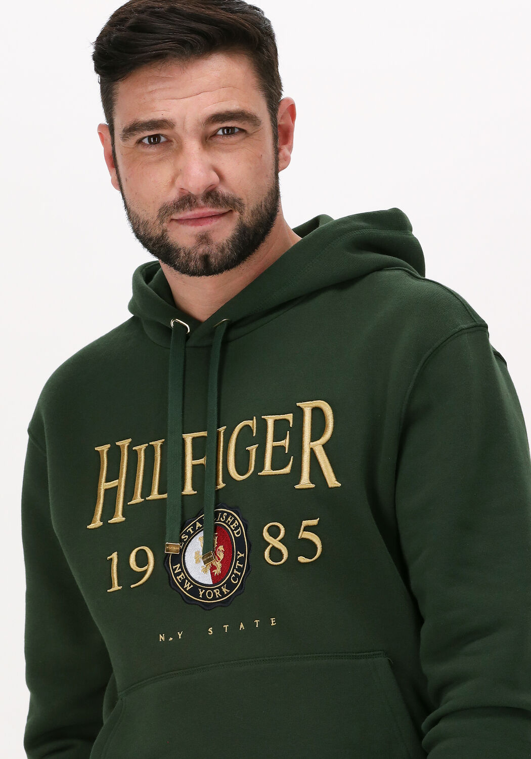 Crest hoodie tommy hilfiger shop