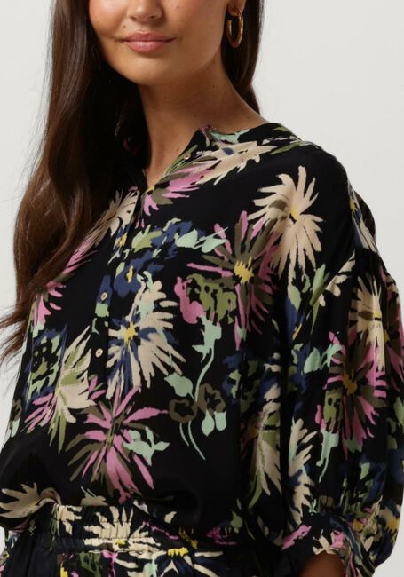 Schwarze SCOTCH & SODA Blusen ELBOW SLEEVE EASY POPOVER - large